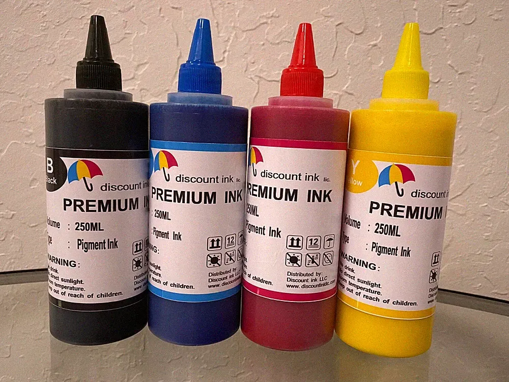 4x250ml Pigment refill ink for HP 902 902 XL Officejet Pro 6960 6968 6970