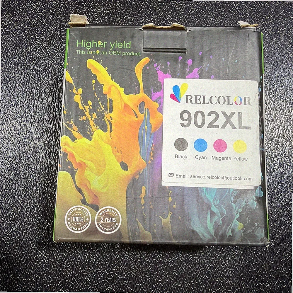 902XL Black + Color Combo Pack Printer Ink Cartridges For Office Jet Pro NIB