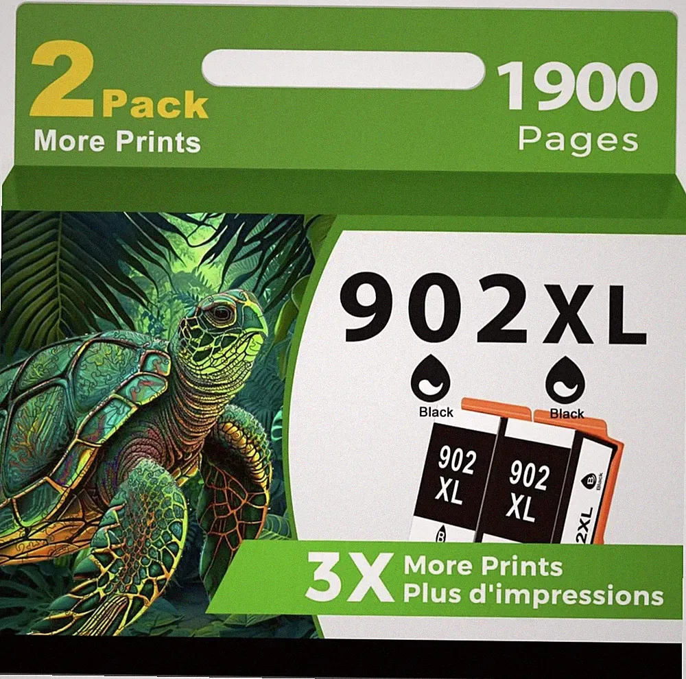 Black 902XL Replacement Ink Cartridges for HP Printers