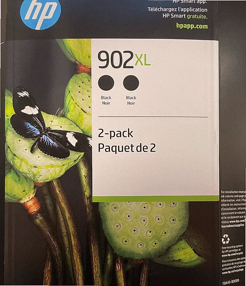 Genuine HP 902XL Black Ink Cartridge New EXPIRED June 2024