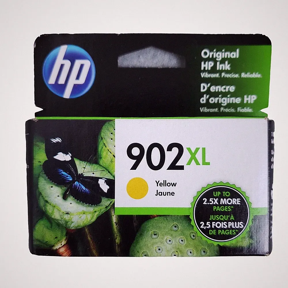 Genuine HP 902XL Yellow Ink Cartridge T6M10AN NEW Sealed Expired Dec 2022