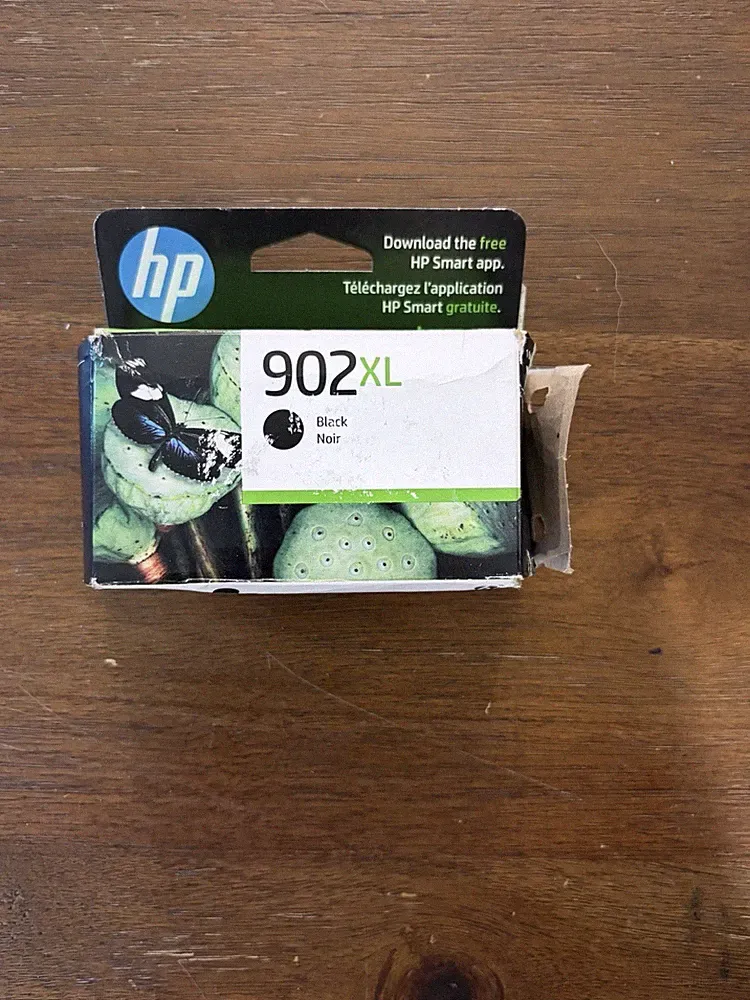 HP 902XL Black Genuine Original Ink Cartridge for Inkjet Printers