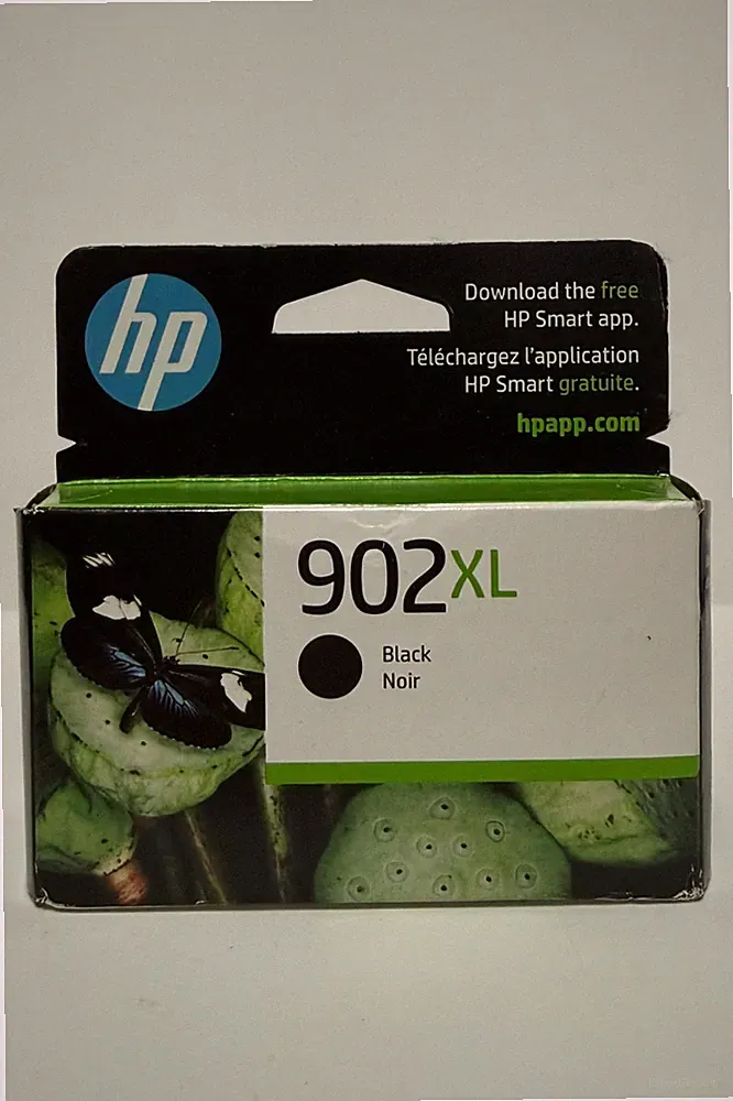 HP 902XL Black Ink Cartridge OEM T6M14AN NEW Sealed Box Exp: 05/2027+