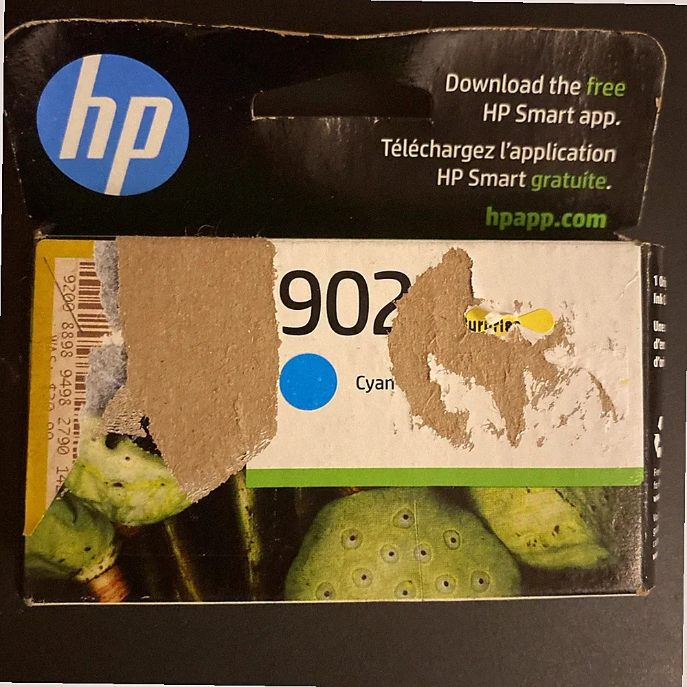 HP 902XL Cyan Printer Ink Cartridges Printing OfficeJet Pro 6975 6968