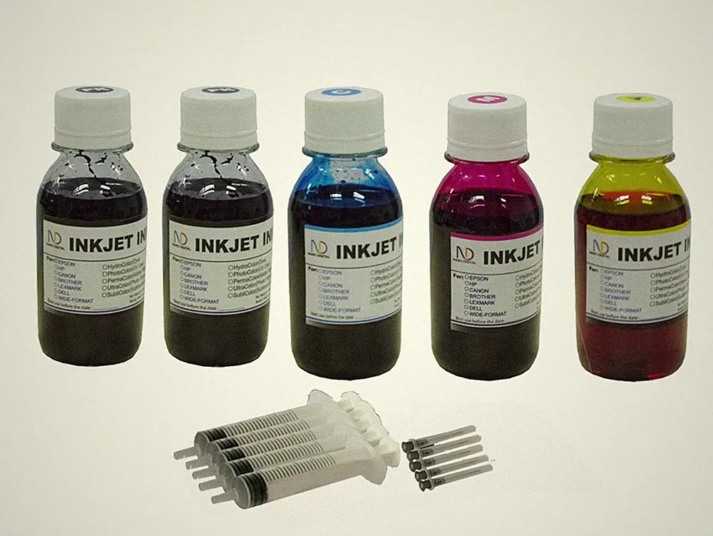 ND® Refill ink kit for HP 902 XL T6M02AN OfficeJet Pro 6968 6978 20oz Syringe