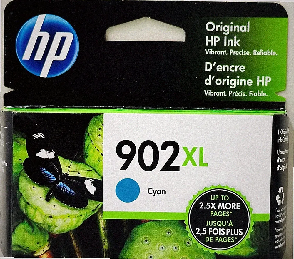 New Genuine HP 902XL Cyan In Retail Box Ink Cartridges OfficeJet Pro 6975 6968